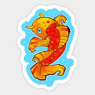 cute koi fish Sticker